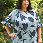 Schnittmuster Bluse mit Ärmelrüsche AREIA (34-58) : - Sewando