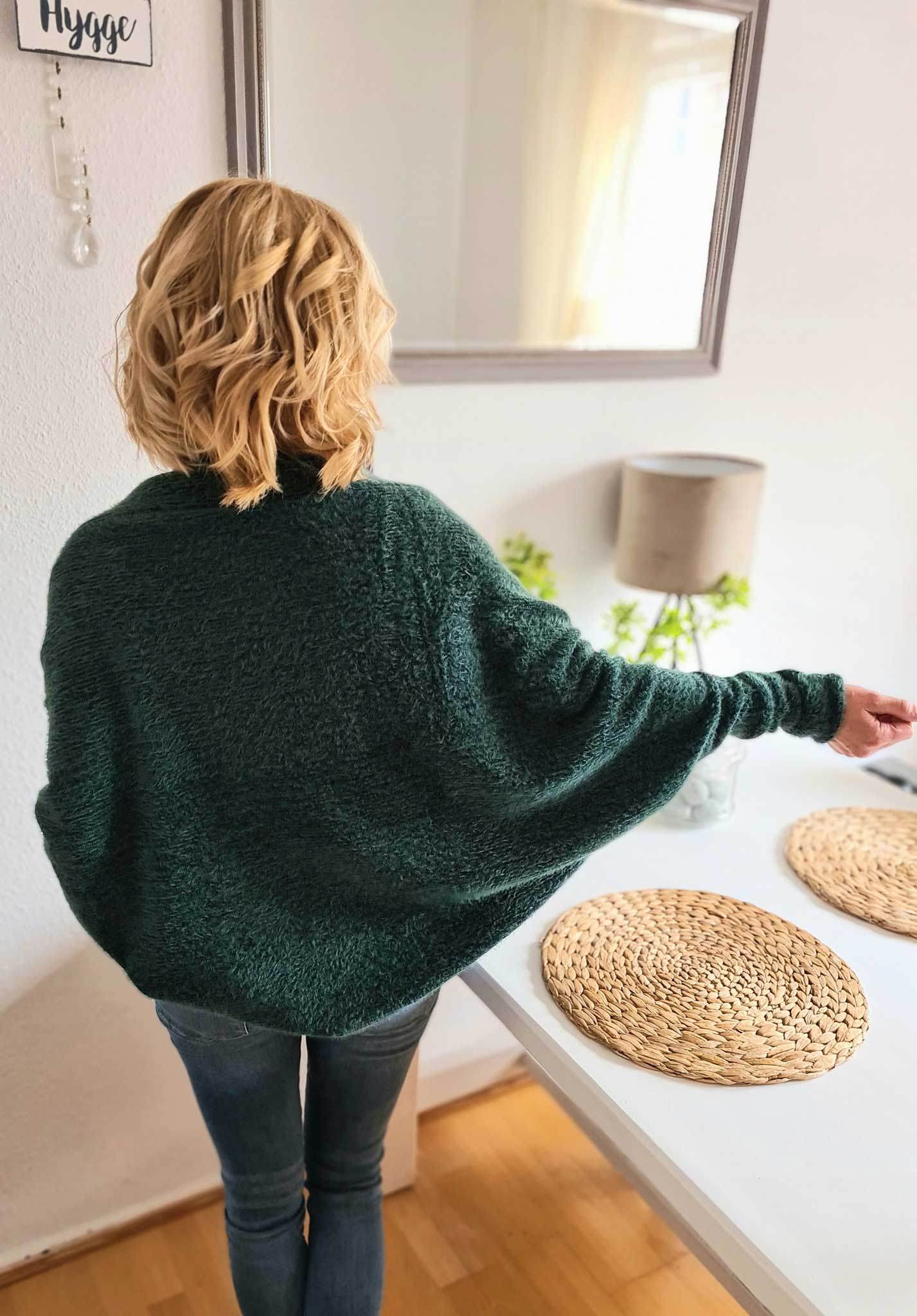Schnittmuster Cocon Strickjacke MACAPA (32-56) : - Sewando