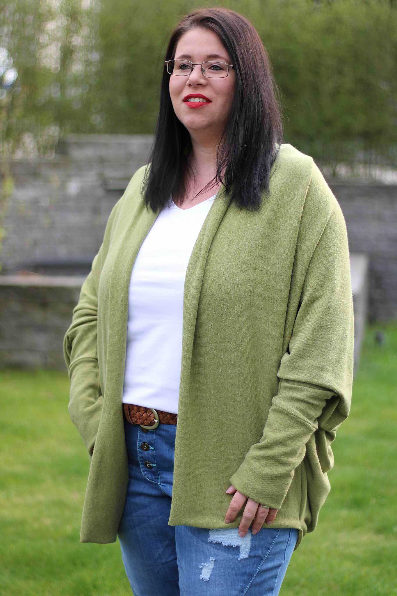 Schnittmuster Cocon Strickjacke MACAPA (32-56) : - Sewando