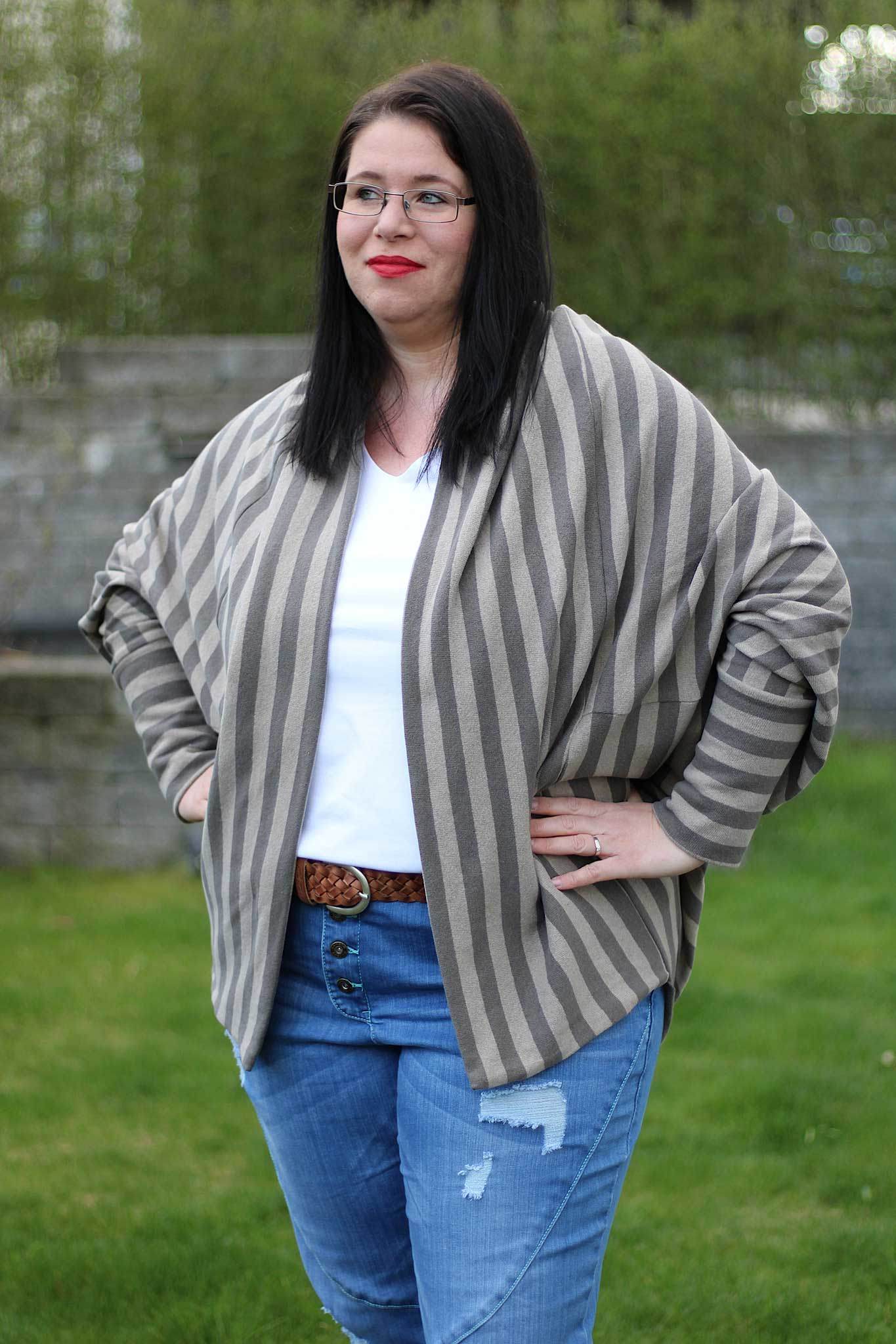 Schnittmuster Cocon Strickjacke MACAPA (32-56) : - Sewando