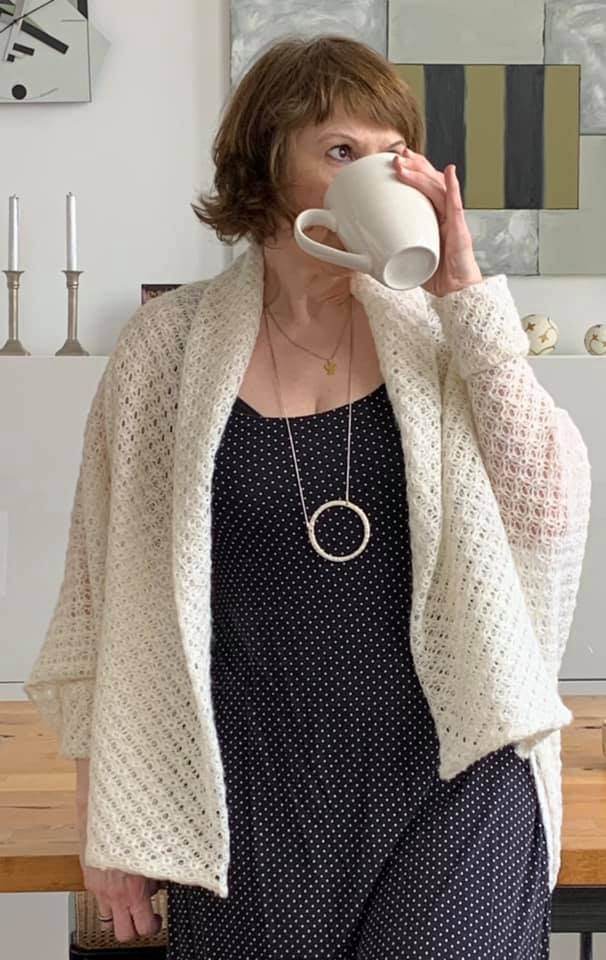 Schnittmuster Cocon Strickjacke MACAPA (32-56) : - Sewando