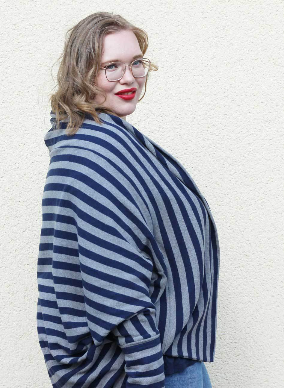 Schnittmuster Cocon Strickjacke MACAPA (32-56) : - Sewando