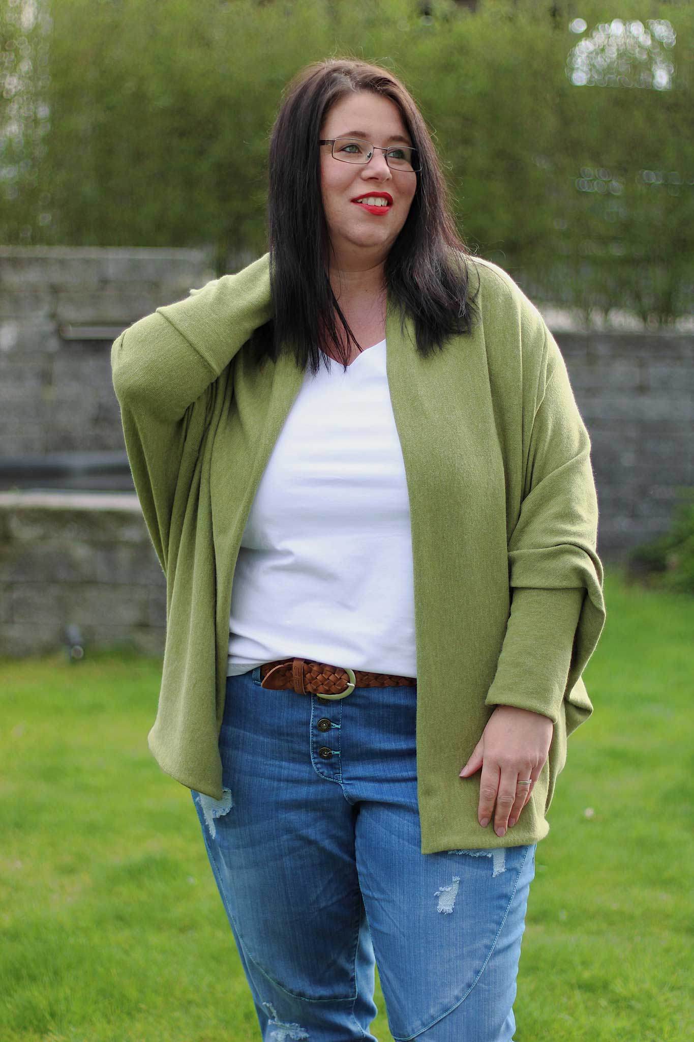 Schnittmuster Cocon Strickjacke MACAPA (32-56) : - Sewando