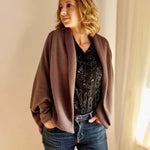 Schnittmuster Cocon Strickjacke MACAPA (32-56) : - Sewando