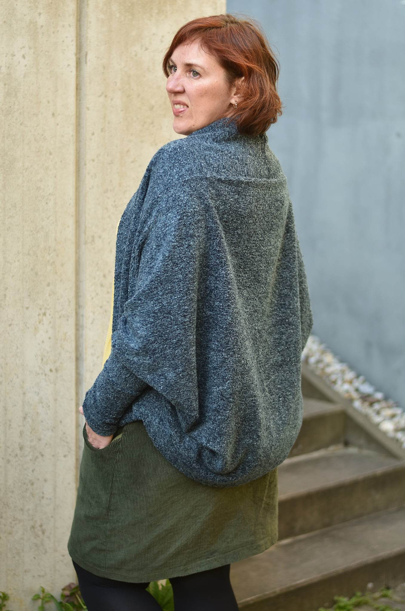 Schnittmuster Cocon Strickjacke MACAPA (32-56) : - Sewando