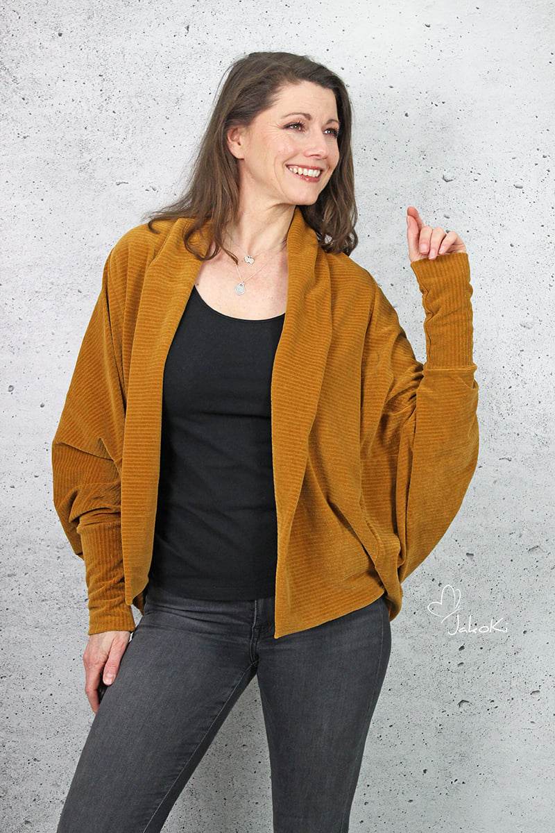 Schnittmuster Cocon Strickjacke MACAPA (32-56) : - Sewando