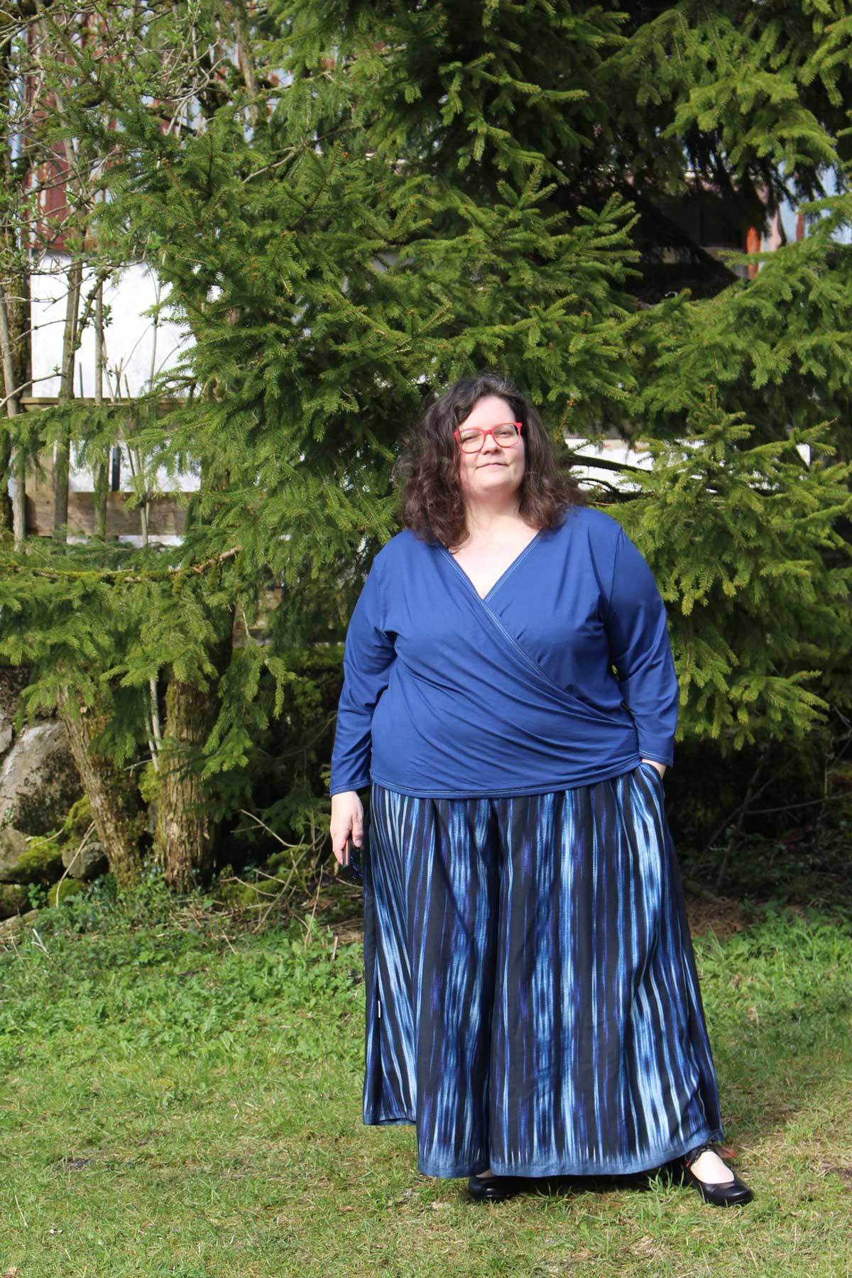 Schnittmuster Culotte Hosenrock AZUR (32-56) : - Sewando