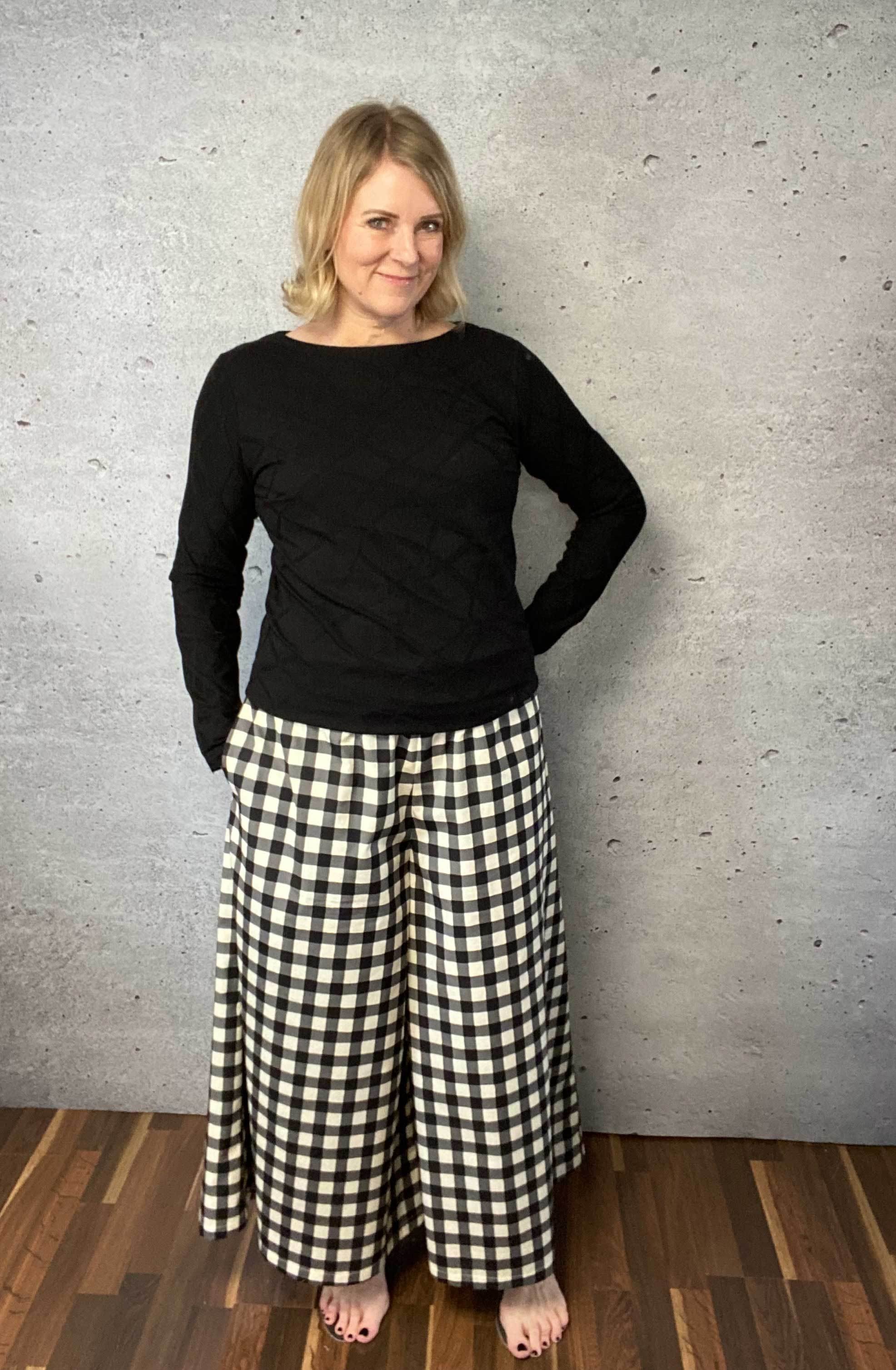 Schnittmuster Culotte Hosenrock AZUR (32-56) : - Sewando