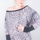 Schnittmuster Kleid, Shirt mit Fledermausärmeln GULA (34-52) : - Sewando