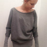 Schnittmuster Kleid, Shirt mit Fledermausärmeln GULA (34-52) : - Sewando