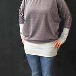 Schnittmuster Kleid, Shirt mit Fledermausärmeln GULA (34-52) : - Sewando