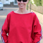 Schnittmuster Kleid, Shirt mit Fledermausärmeln GULA (34-52) : - Sewando