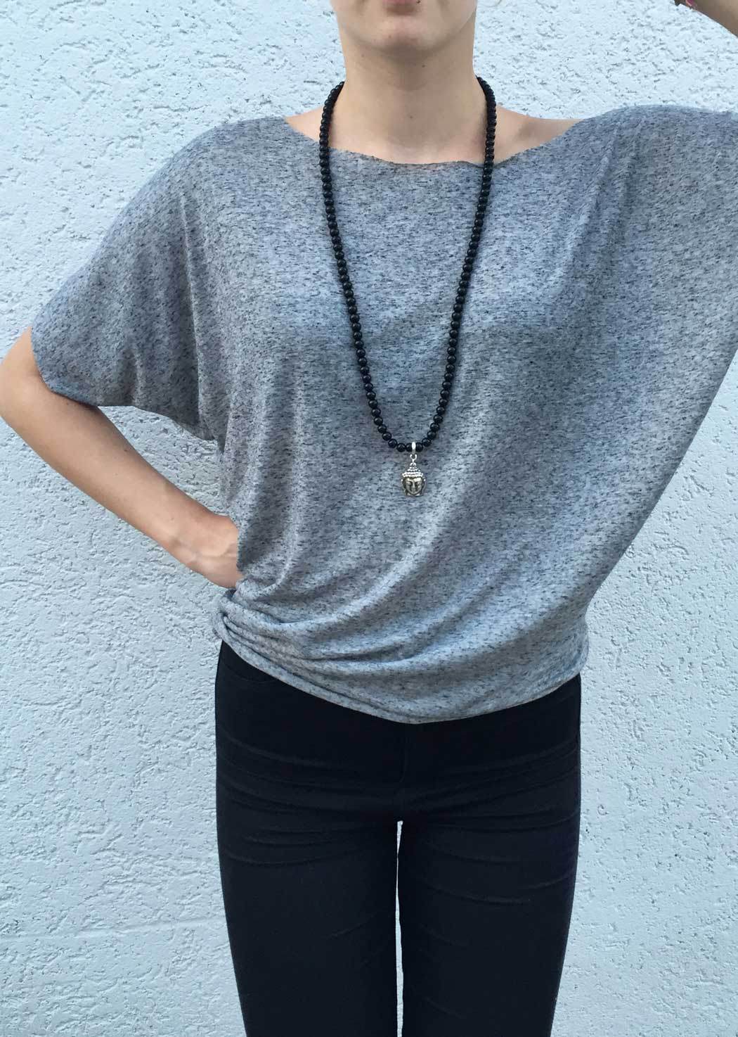 Schnittmuster Kleid, Shirt mit Fledermausärmeln GULA (34-52) : - Sewando