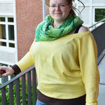 Schnittmuster Kleid, Shirt mit Fledermausärmeln GULA (34-52) : - Sewando