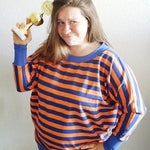 Schnittmuster Kleid, Shirt mit Fledermausärmeln GULA (34-52) : - Sewando