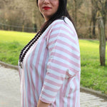 Schnittmuster Kleid, Shirt mit Fledermausärmeln GULA (34-52) : - Sewando