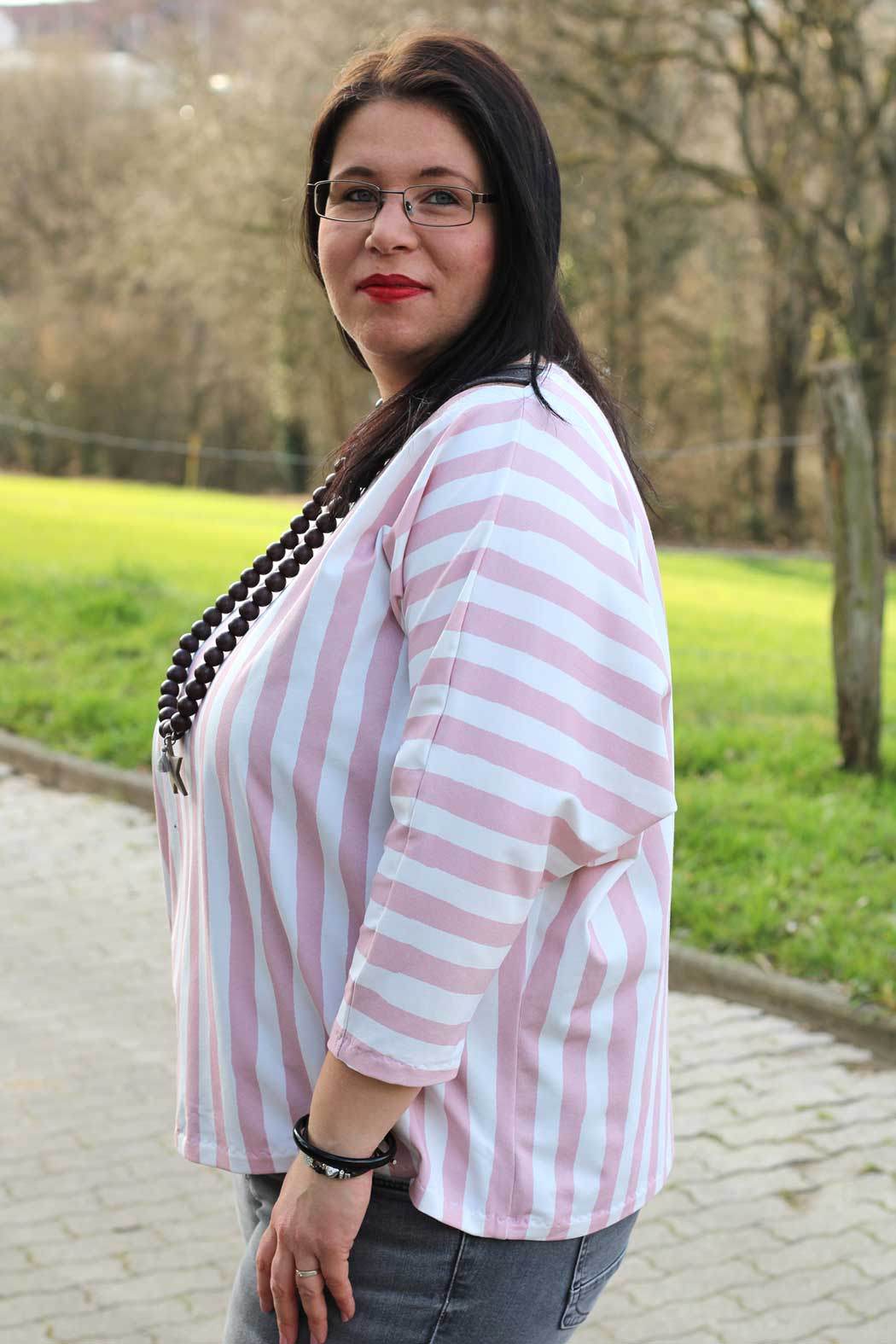 Schnittmuster Kleid, Shirt mit Fledermausärmeln GULA (34-52) : - Sewando