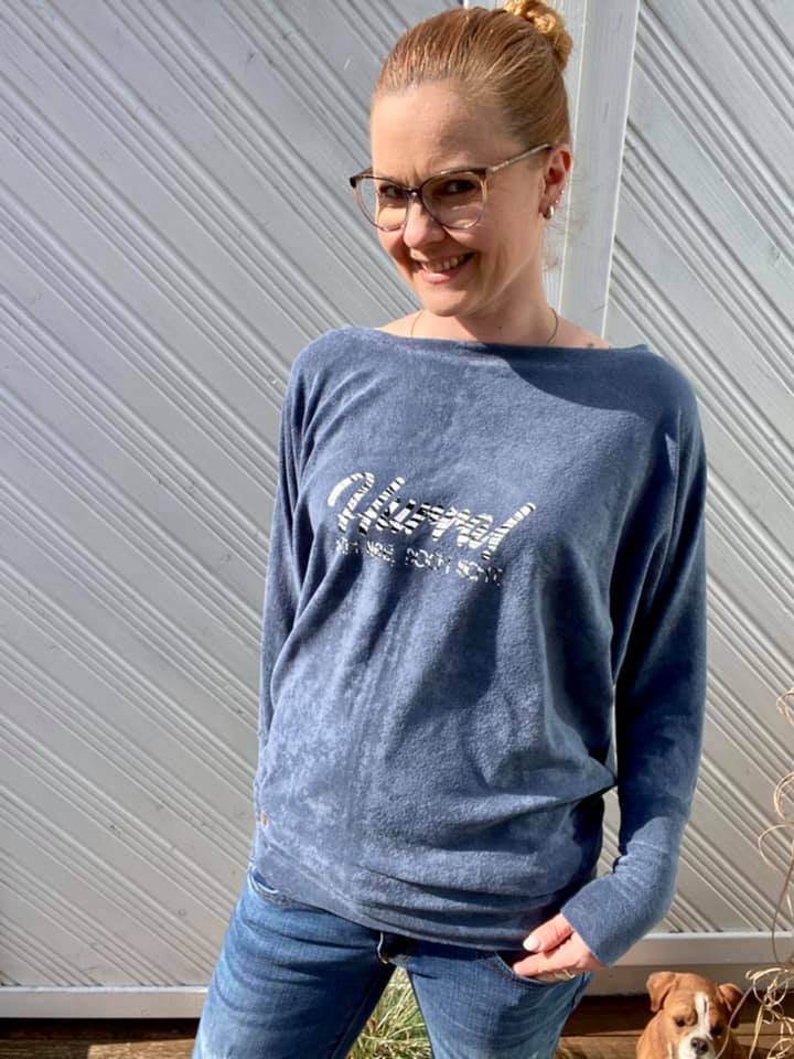 Schnittmuster Kleid, Shirt mit Fledermausärmeln GULA (34-52) : - Sewando