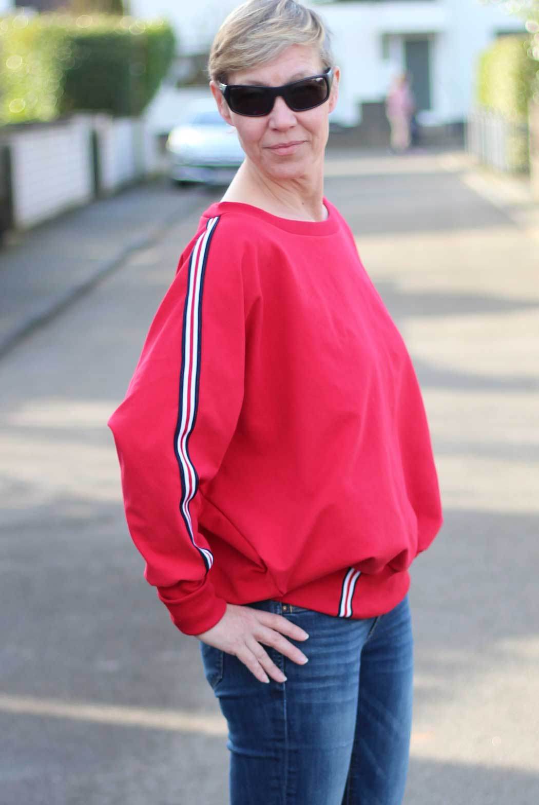 Schnittmuster Kleid, Shirt mit Fledermausärmeln GULA (34-52) : - Sewando