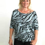 Schnittmuster Kleid, Shirt mit Fledermausärmeln GULA (34-52) : - Sewando