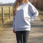 Schnittmuster Kleid, Shirt mit Fledermausärmeln GULA (34-52) : - Sewando
