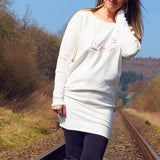 Schnittmuster Kleid, Shirt mit Fledermausärmeln GULA (34-52) : - Sewando