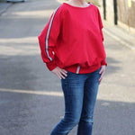 Schnittmuster Kleid, Shirt mit Fledermausärmeln GULA (34-52) : - Sewando