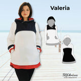 Schnittmuster Damen Hoodie Valeria Gr. 34-54 - Sewando