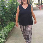Schnittmuster Haremshose, Yogahose BAHIA (36-58) : - Sewando