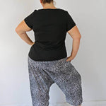 Schnittmuster Haremshose, Yogahose BAHIA (36-58) : - Sewando