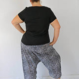 Schnittmuster Haremshose, Yogahose BAHIA (36-58) : - Sewando