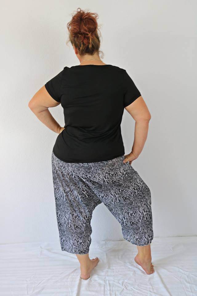 Schnittmuster Haremshose, Yogahose BAHIA (36-58) : - Sewando
