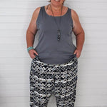 Schnittmuster Haremshose, Yogahose BAHIA (36-58) : - Sewando