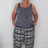 Schnittmuster Haremshose, Yogahose BAHIA (36-58) : - Sewando