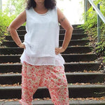 Schnittmuster Haremshose, Yogahose BAHIA (36-58) : - Sewando