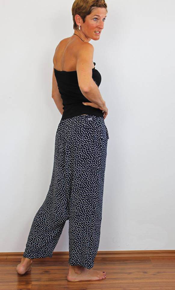 Schnittmuster Haremshose, Yogahose BAHIA (36-58) : - Sewando