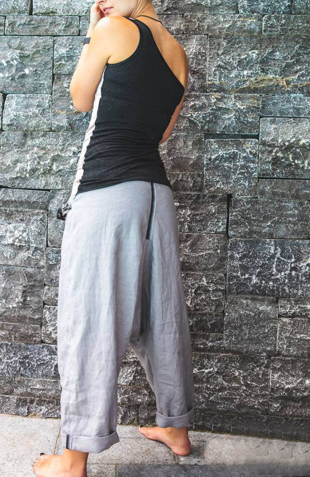 Schnittmuster Haremshose, Yogahose BAHIA (36-58) : - Sewando