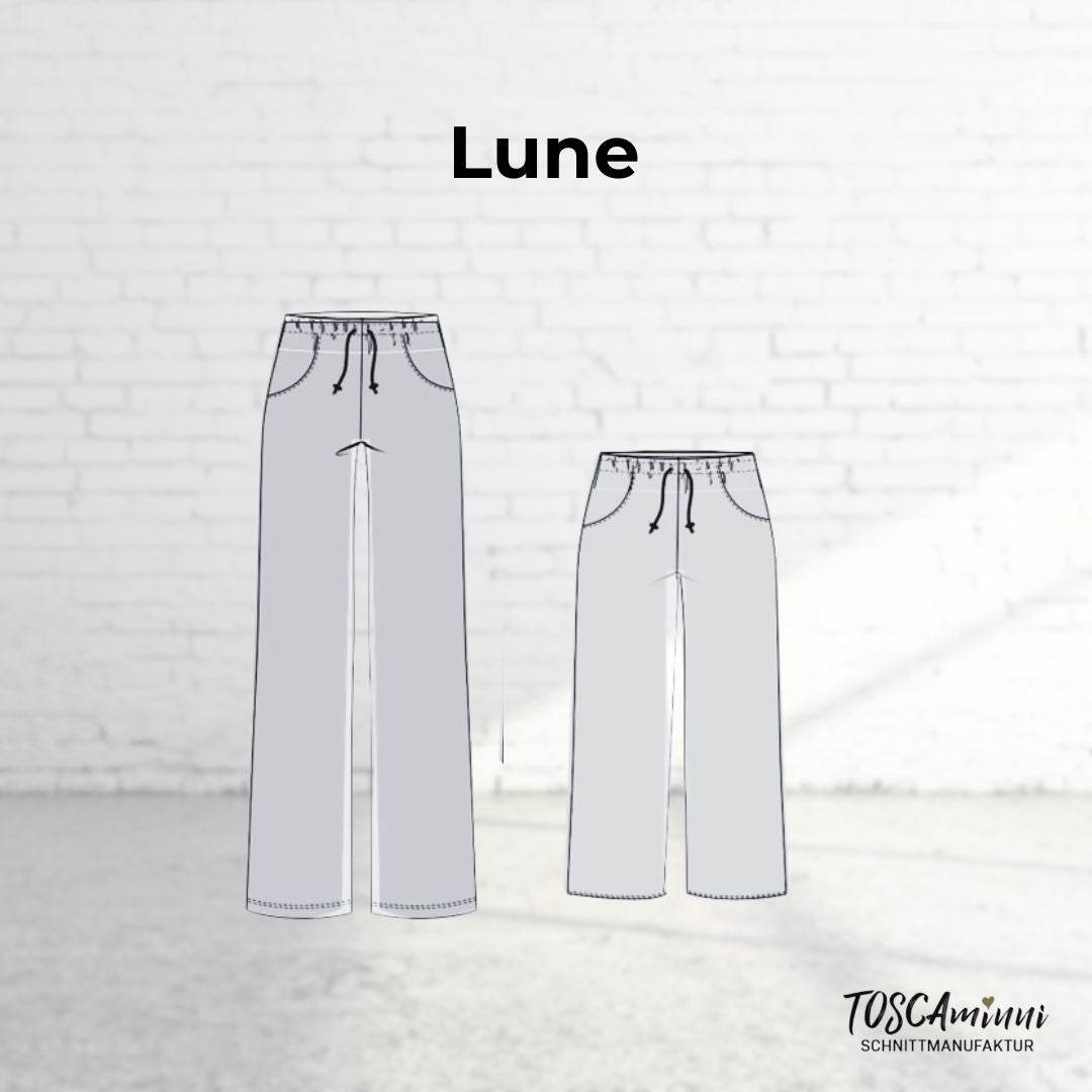Schnittmuster Damen Hose Lune Gr. 34-54 A4-/ Großformat-Datei - Sewando
