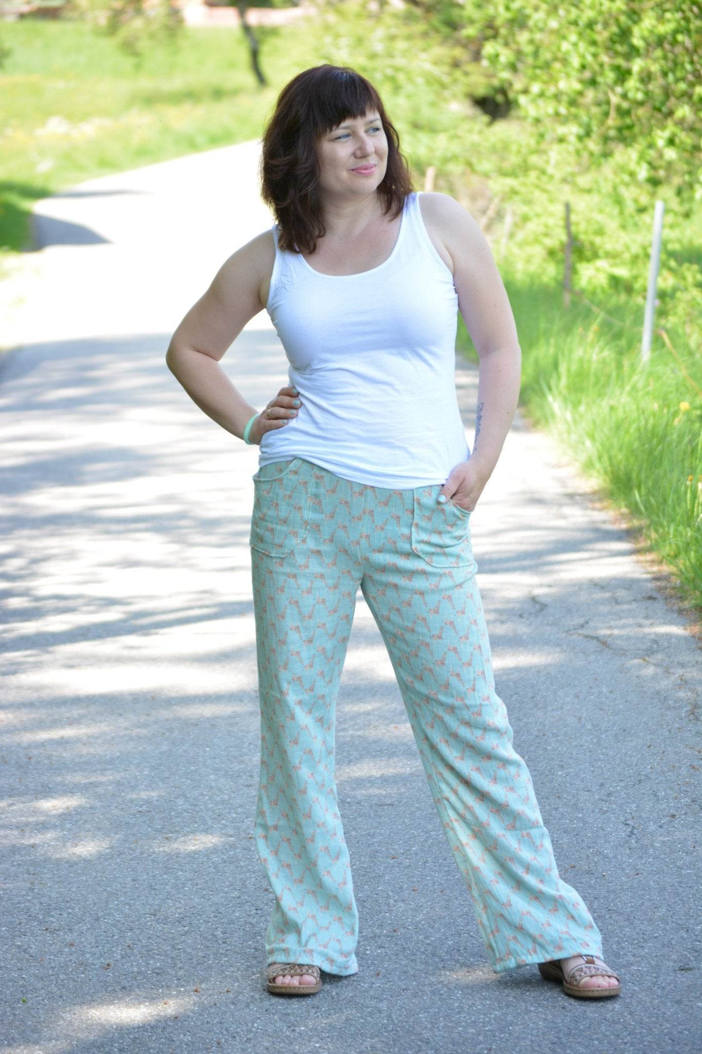 Schnittmuster Hose MARACUJA (32-58) : - Sewando