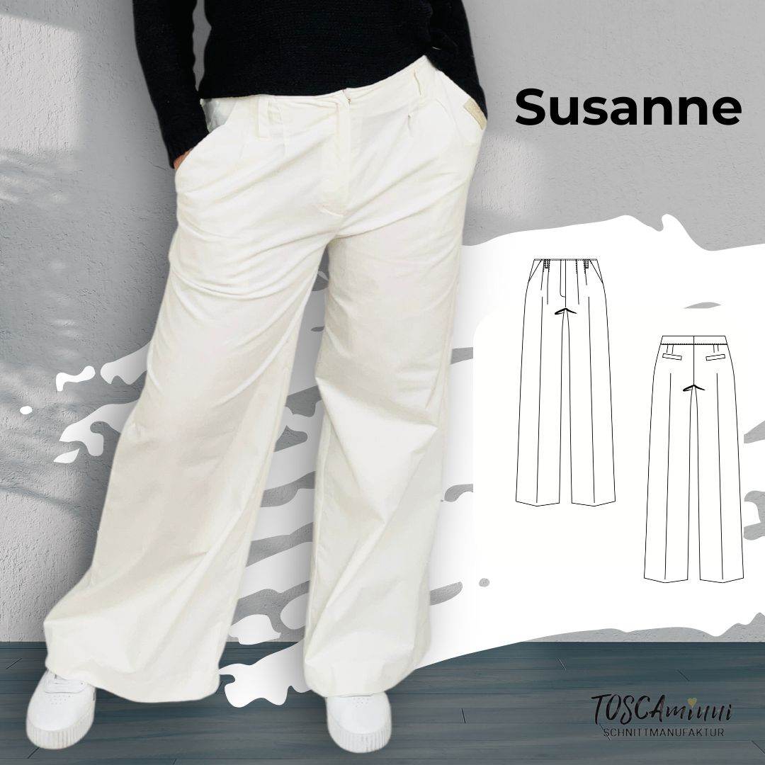 Schnittmuster Damen Hose Susanne Gr. 34-54 - Sewando