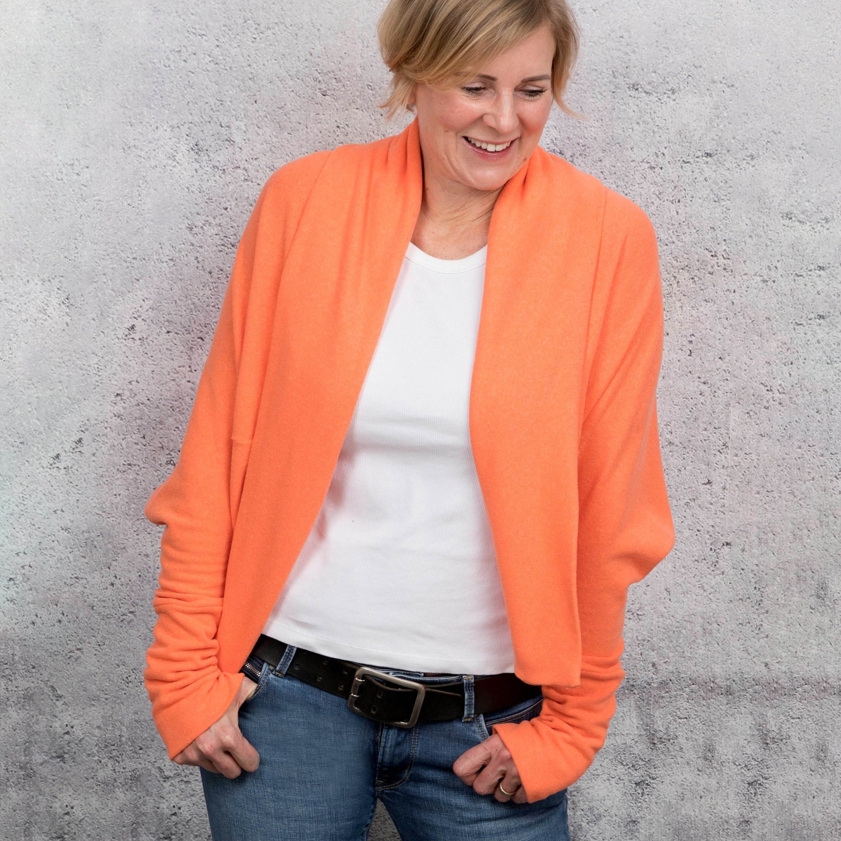 Schnittmuster Cocon Strickjacke MACAPA (32-56) : - Sewando