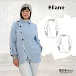 Schnittmuster Damen Jacke Eliane Gr. 34-45 Schnittmuster - Sewando