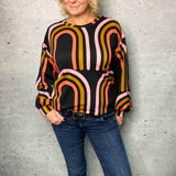 Schnittmuster Jersey Bluse CASTANHA (32-56) - Sewando