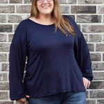 Schnittmuster Jersey Bluse CASTANHA (32-56) - Sewando