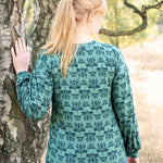 Schnittmuster Jersey Bluse CASTANHA (32-56) - Sewando