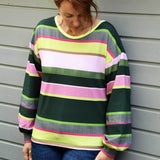 Schnittmuster Jersey Bluse CASTANHA (32-56) - Sewando