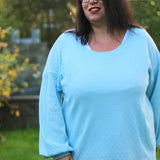 Schnittmuster Jersey Bluse CASTANHA (32-56) - Sewando
