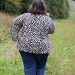 Schnittmuster Jersey Bluse CASTANHA (32-56) - Sewando