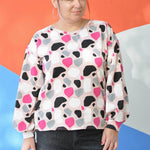 Schnittmuster Jersey Bluse CASTANHA (32-56) - Sewando