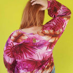 Schnittmuster Jersey Bluse CASTANHA (32-56) - Sewando